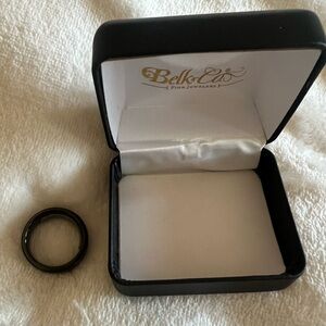 Titanium Black Rings (Gender Neutral): Size 9. EUC!